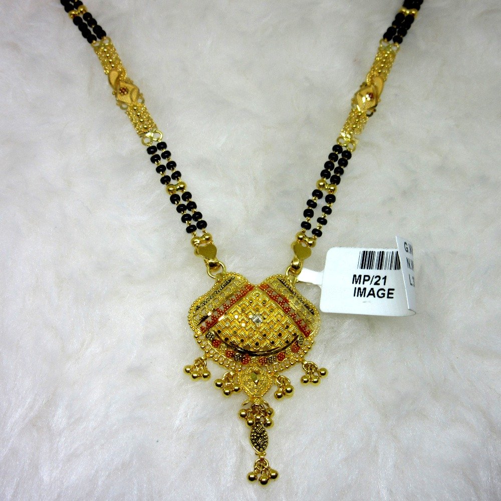 Gold culcutti mangalsutra