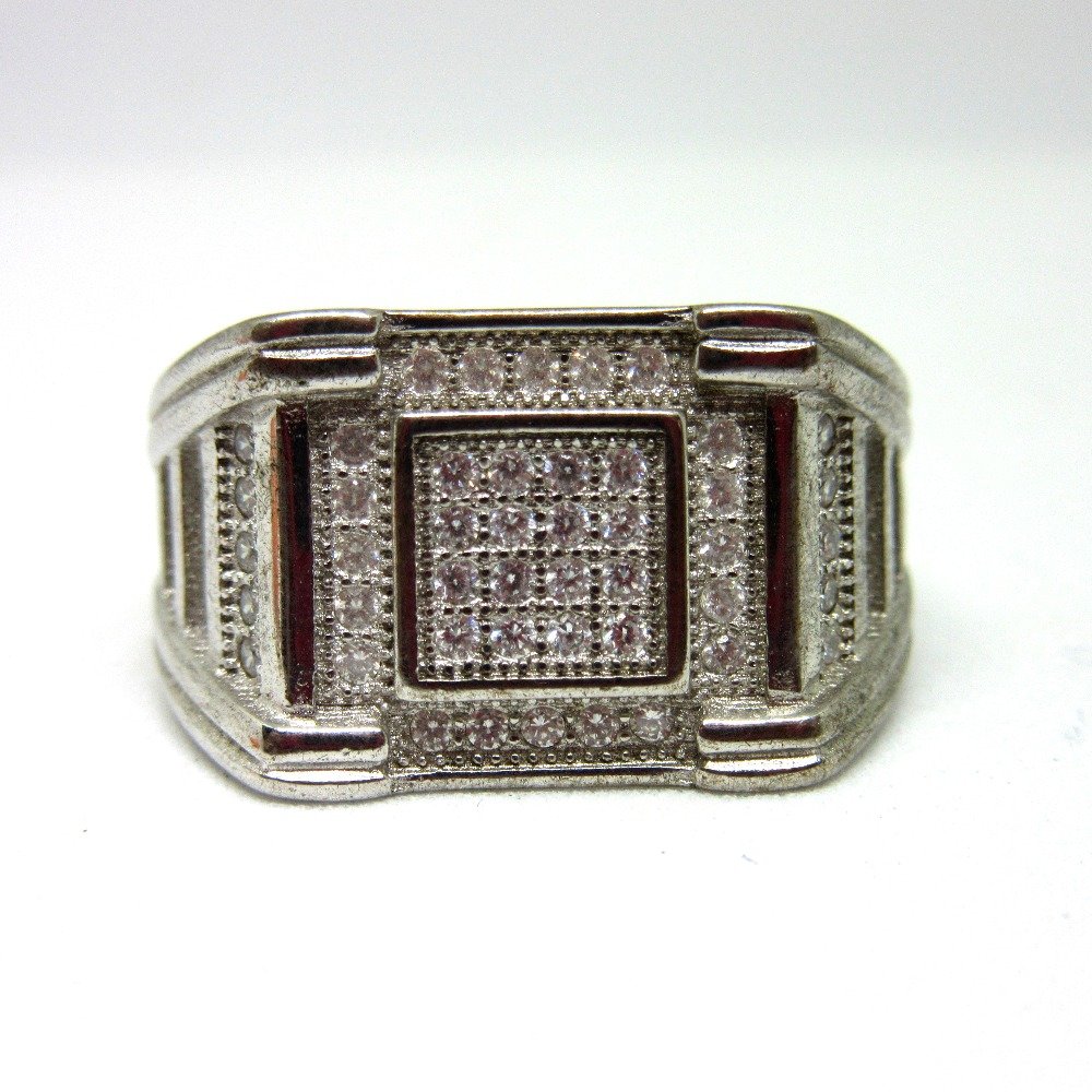 Silver 925 morden ring for gents sr925-111