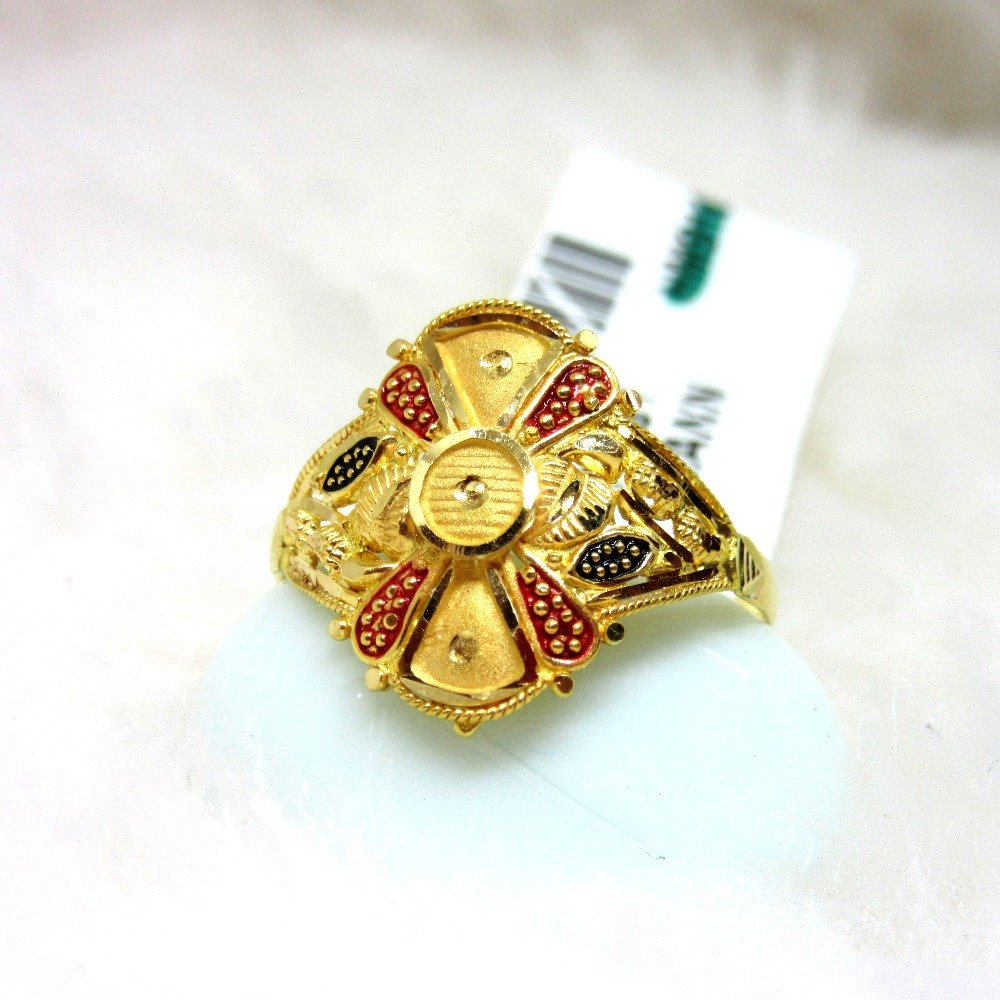 Gold Designer Ladies Ring