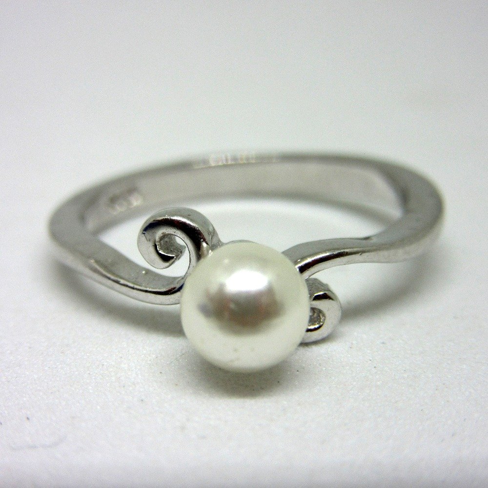 Silver 925 pearl ring sr925-253
