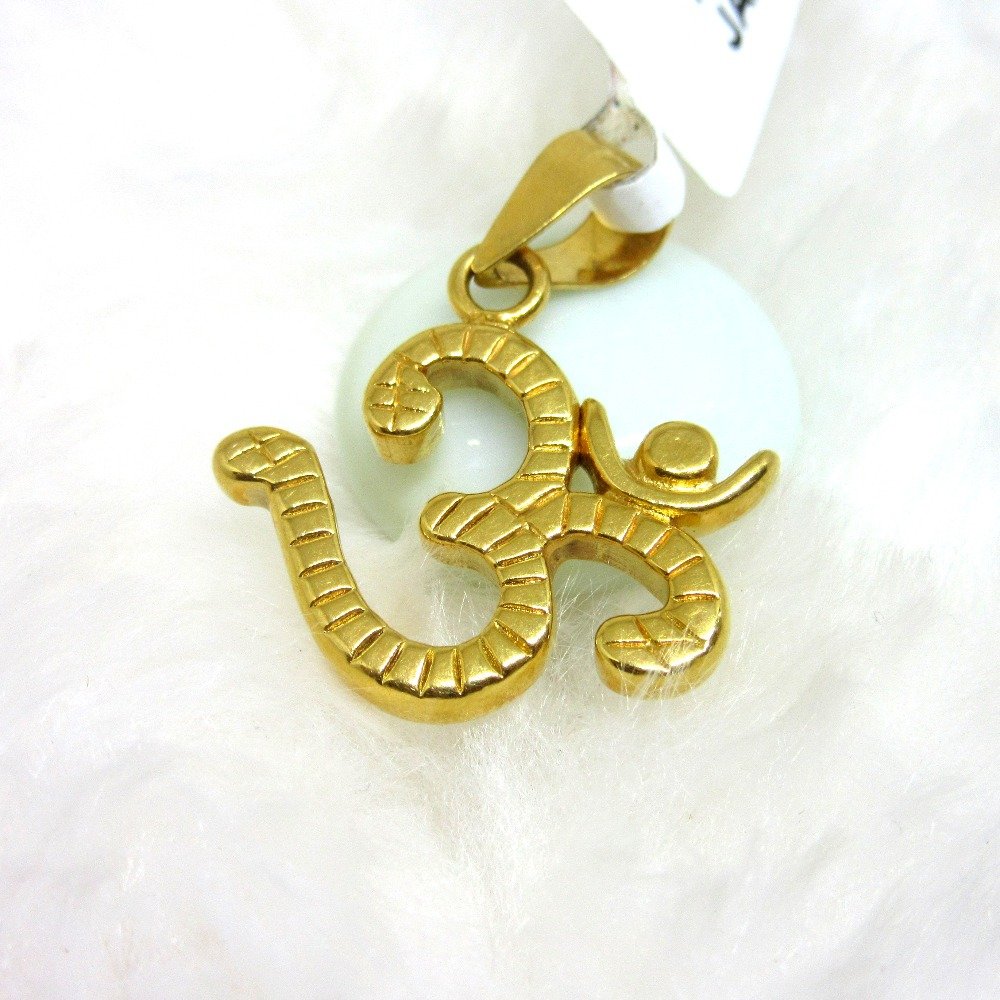 Om logo fancy pendent