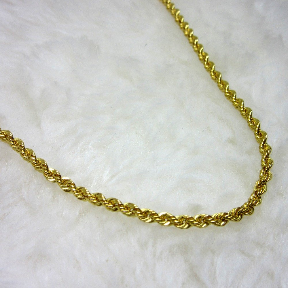 Gold Fancy Silky Rop Chain