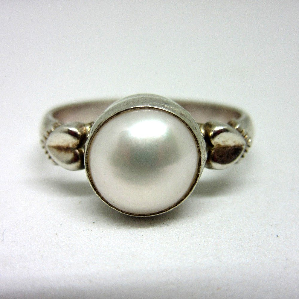 Silver 925 pearl ring sr925-213