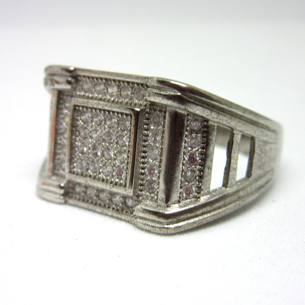 Silver 925 morden ring for gents sr925-111