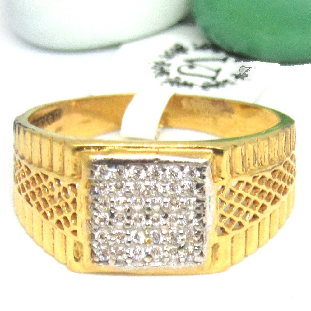 Gold 22k hm916 square casting ring