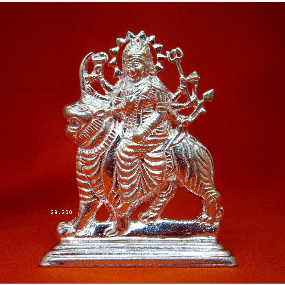 Silver Jay Ambe Maa Statue(Murti) MRT-121