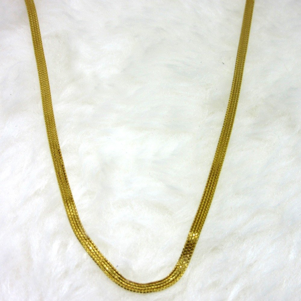 Gold micro box chain
